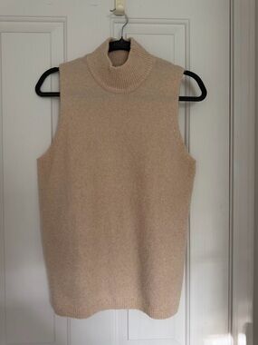 Tahari Sleeveless Turtleneck Knit Sweater